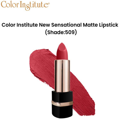 Color Institute New Sensational Matte Lipstick (Shade:509)