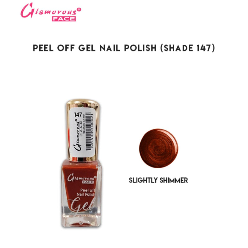 Glamorous Face Gel Peel Off Nail Polish (SHADE 147)