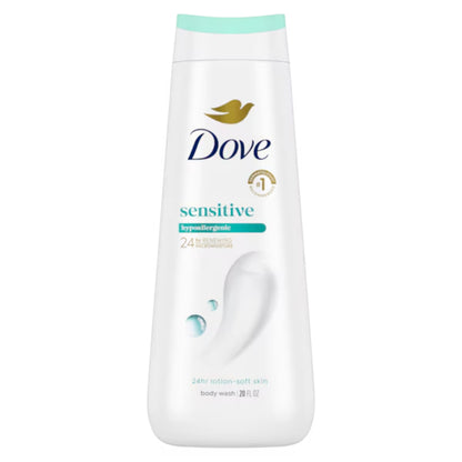 Dove Sensitive Skin Hypoallergenic Body Wash 20 fl oz-591ml