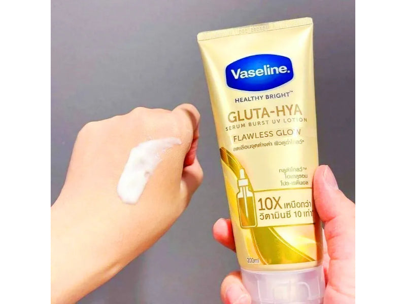 Vaseline Bright GLUTA HYA Serum Burst UV Lotion Flawless Glow 300ml