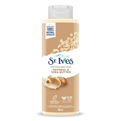 St Ives Soothing Body Wash Oatmeal & Shea Butter 450ml Moisturizing & Gentle Care
