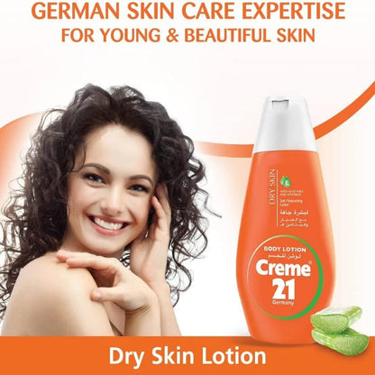 Creme 21 Dry Skin Body Lotion with Aloe Vera & Vitamin E 400ml