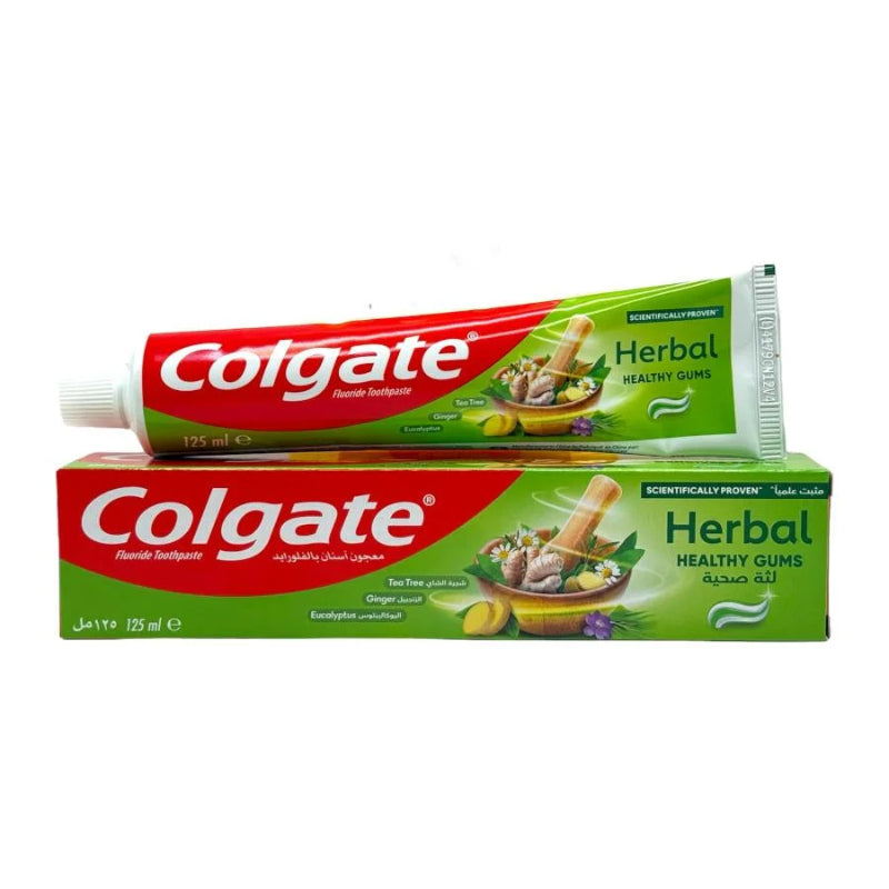 Colgate Herbal Healthy Gums Toothpaste 125ml Natural Care for Strong Gums & Fresh Breath