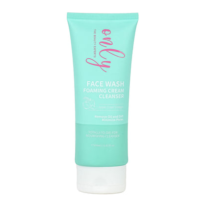 Only The Beauty Experts Face Wash Foaming Cream Cleanser with Apple Cider Vinegar 150ml Deep Cleansing & Clarifying