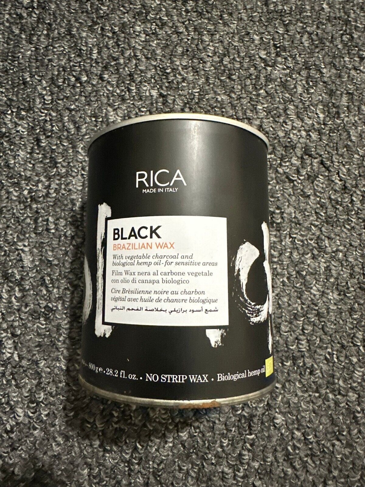 RICA Black Brazilian Wax For Bikini and Sensitive Areas 800ml