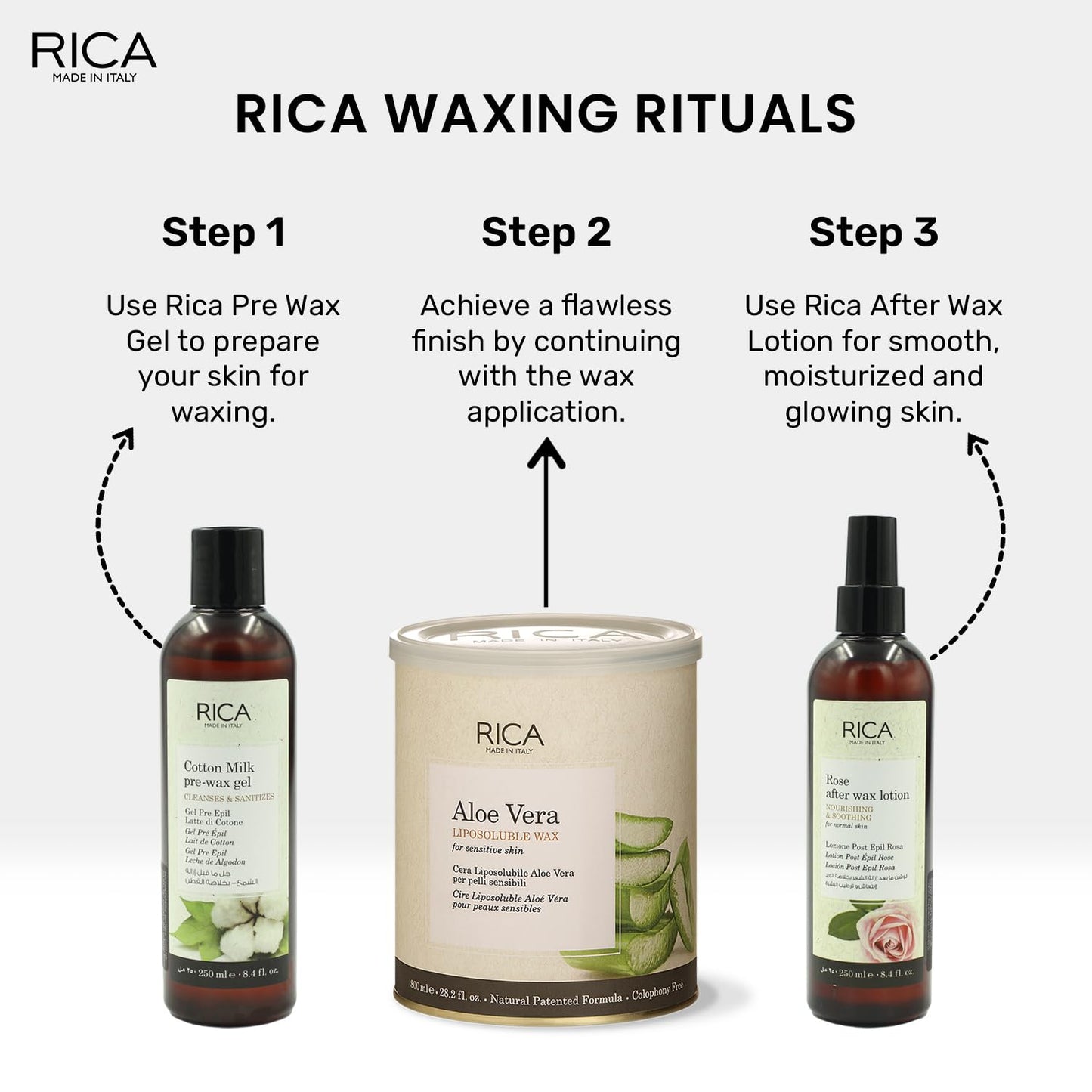 Rica AloeVera Liposoluble Wax 800ML
