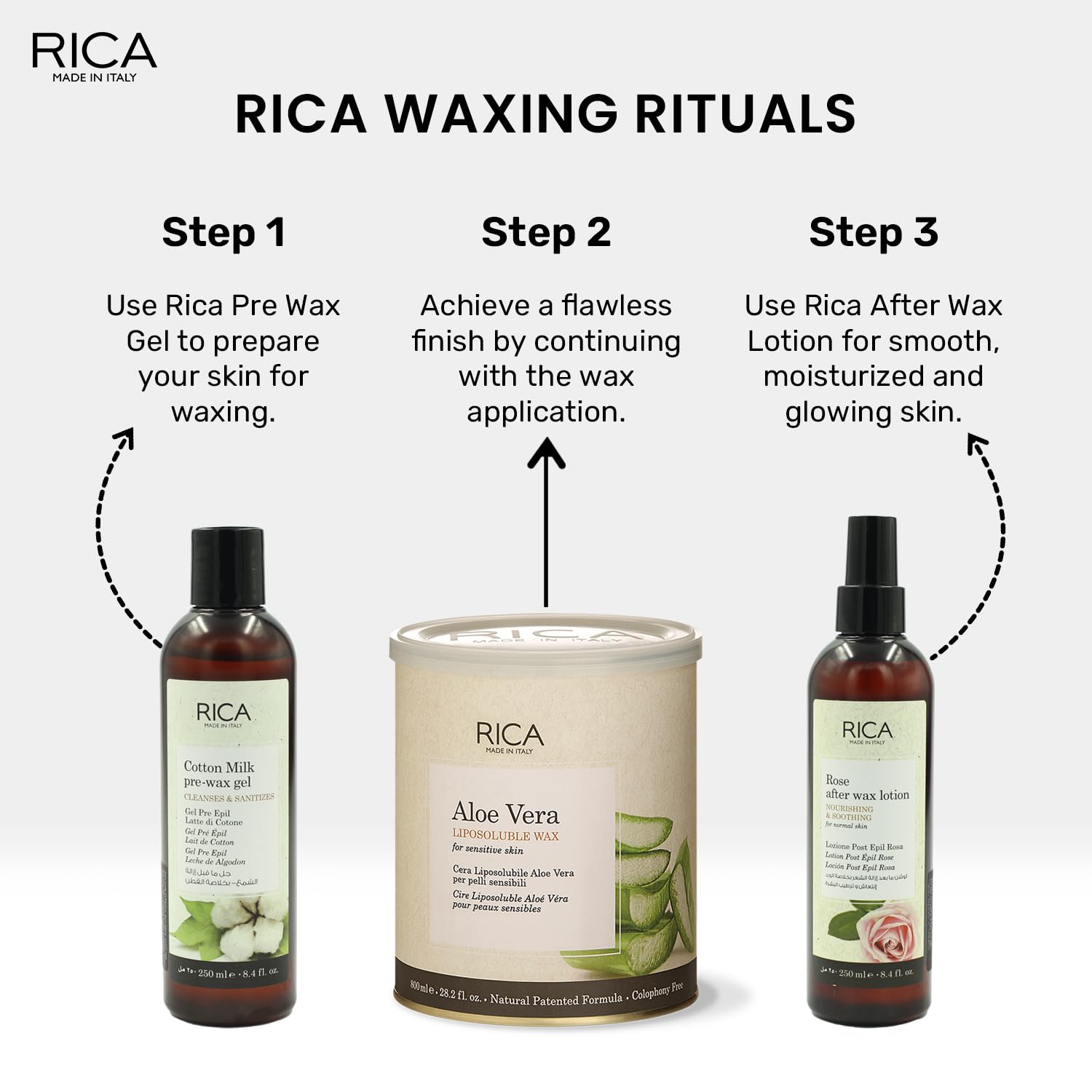 Rica AloeVera Liposoluble Wax 800ML