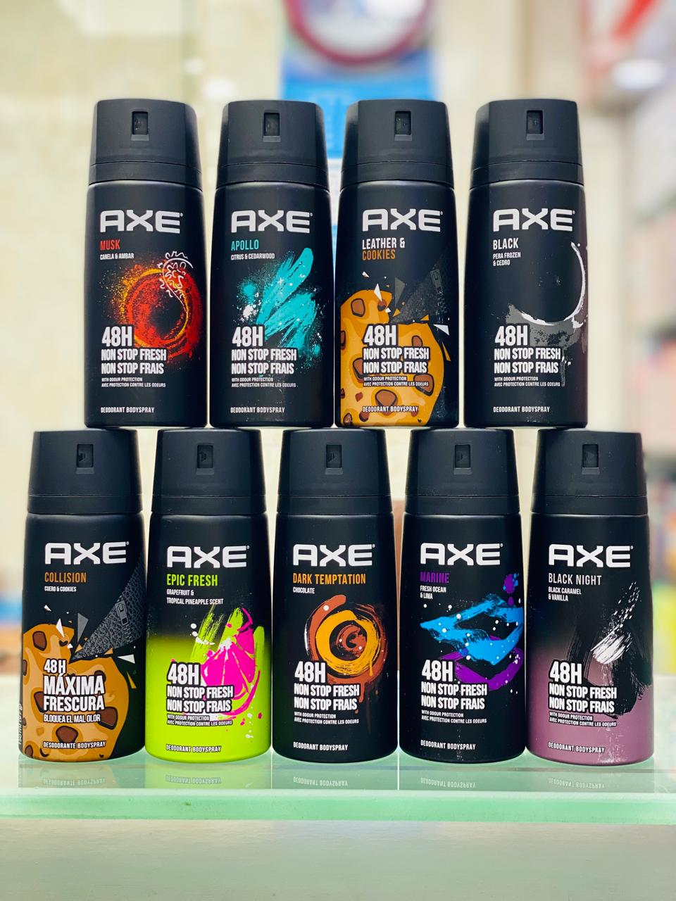 Axe Musk Camela & Ambar 48H Non-Stop Fresh Deodorant Body Spray 150ml Long-Lasting Fragrance & Odor Protection