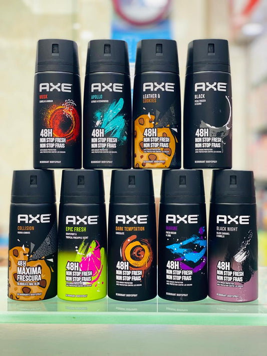 Axe Dark Temptation Chocolate 48H Non-Stop Fresh Deodorant Body Spray 150ml Long-Lasting Fragrance & Odor Protection