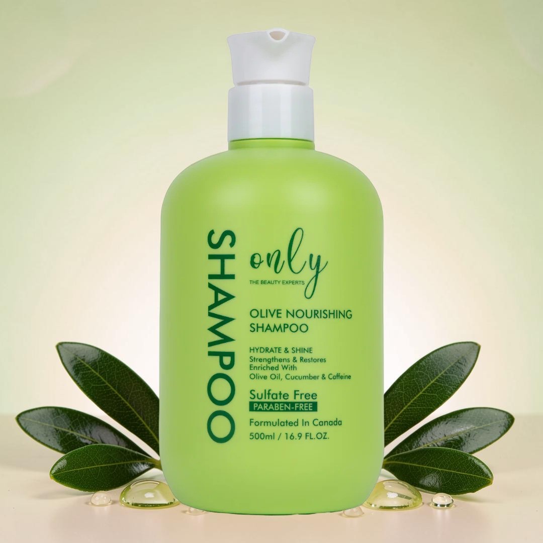 Only Olive Nourishing Shampoo 500ml – Deep Nourishing Hair Care Shampoo for Dry & Damaged Hair, Frizz Control, Smooth Soft Ha