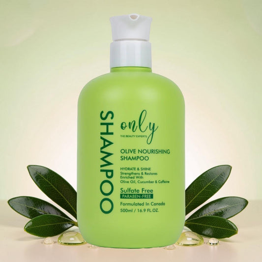 Only Olive Nourishing Shampoo 500ml - Deep Nourishing Hair Care Shampoo for Dry & Damaged Hair, Frizz Control, Smooth Soft Ha
