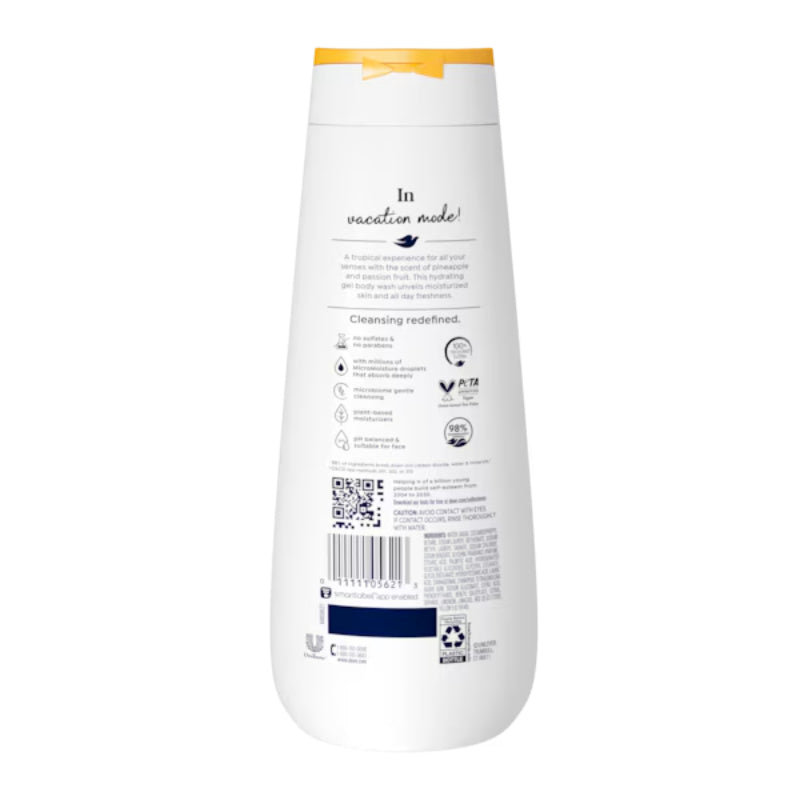 Dove Glowing Body Wash With Mango Butter 20 fl oz-591ml