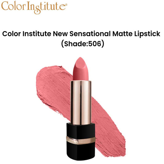 Color Institute New Sensational Matte Lipstick (Shade:506)
