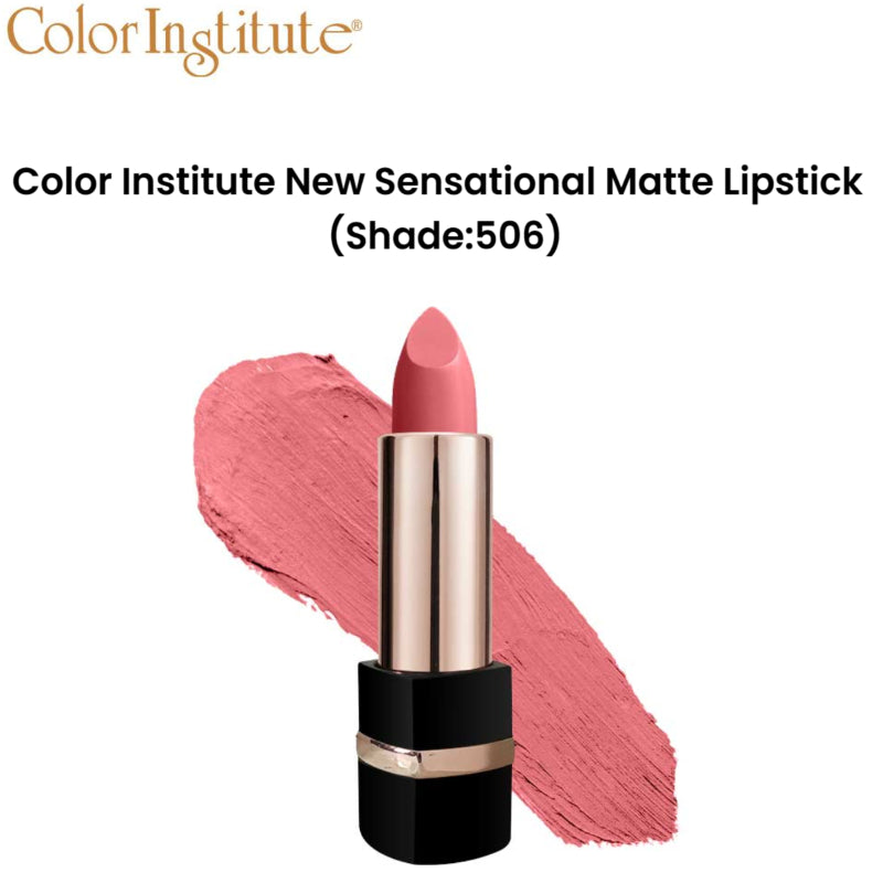 Color Institute New Sensational Matte Lipstick (Shade:506)