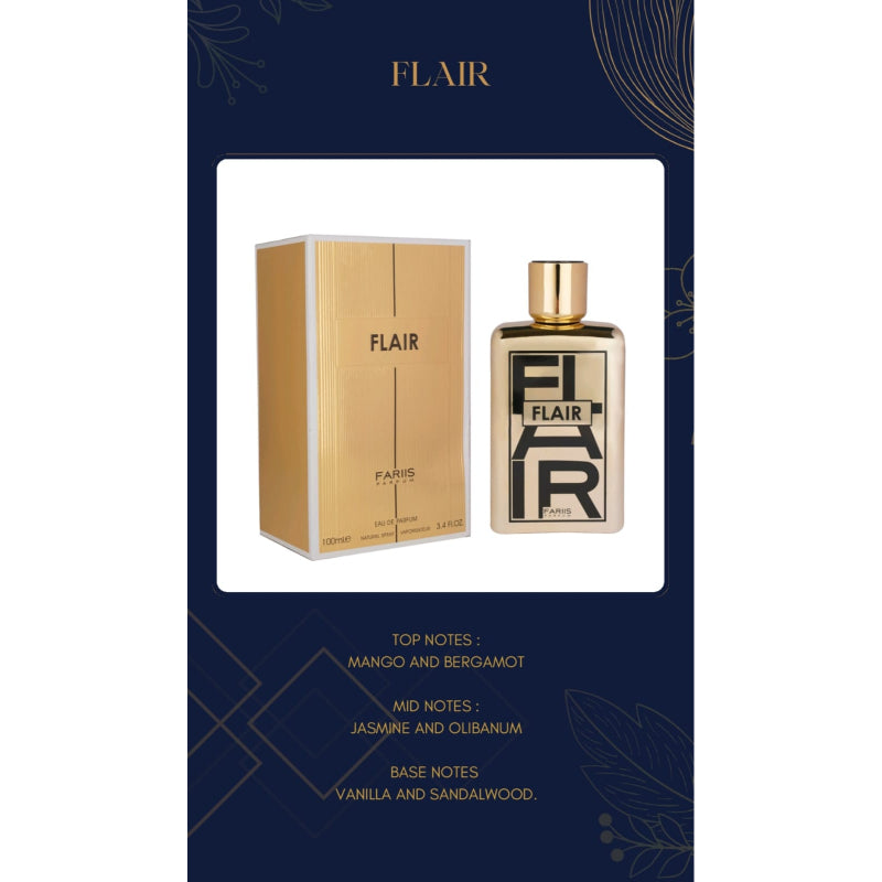 Faris Flair by Fariis EDP 100ml for Men & Women