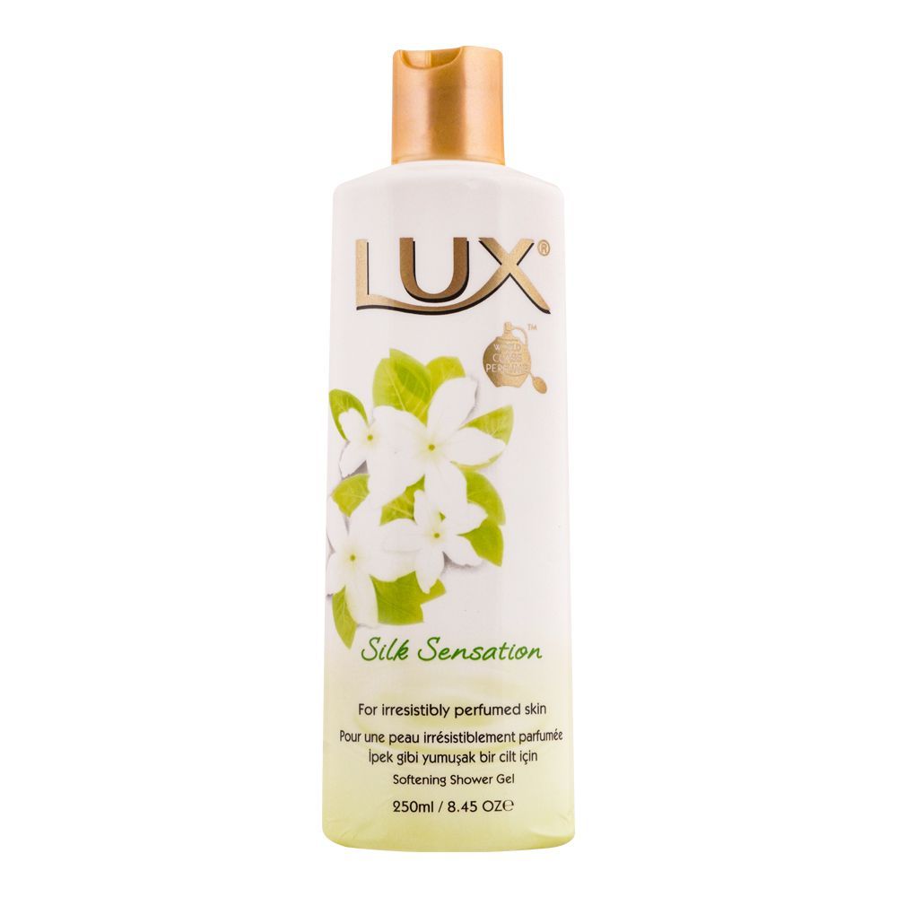 Lux Silk Sensation Softening Shower Gel 250ml – Gentle Body Wash for Smooth, Soft & Radiant Skin with Long Lasting Fragrance