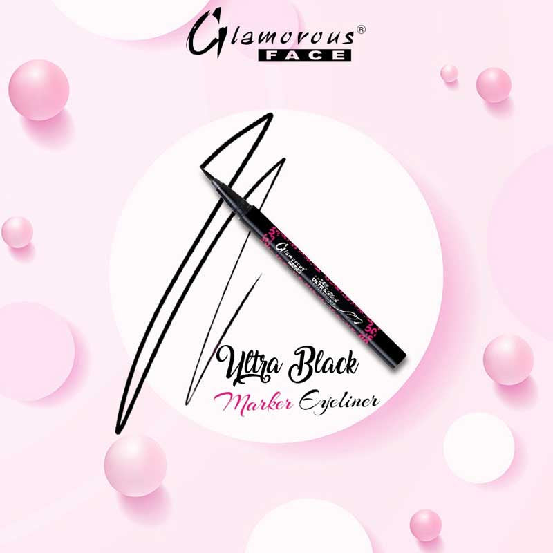 Glamorous Face Ultra Black Marker Eyeliner
