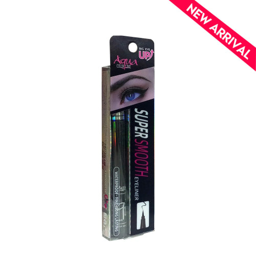 Aqua Color Line Big Eye Super Smooth Marker Eyeliner Black