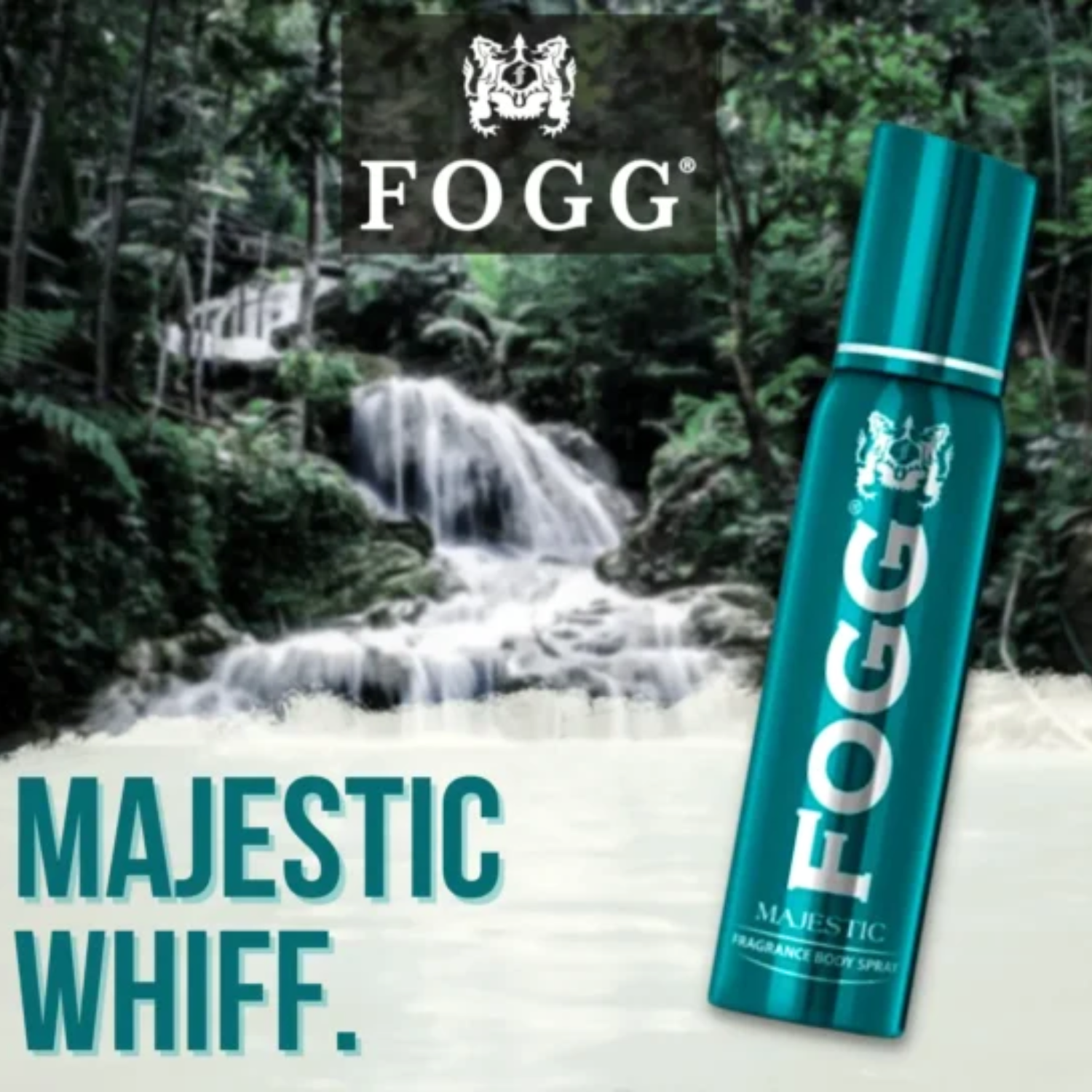 FOGG Majestic Fragrance Body Spray 120ml - Long Lasting Fresh Masculine Scent for Men