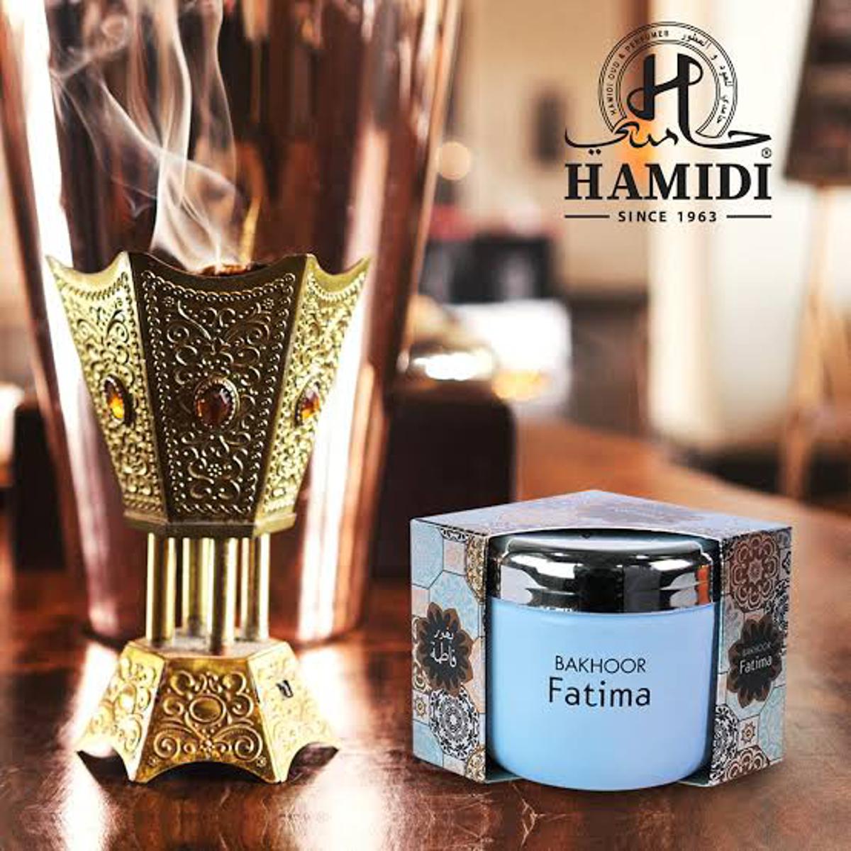 Hamidi Bakhoor Fatima 70g – Premium Arabic Incense Chips for Long Lasting Floral & Oud Fragrance Home Aroma