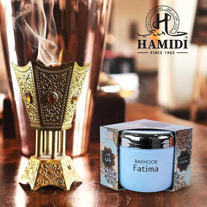 Hamidi Bakhoor Fatima 70g – Premium Arabic Incense Chips for Long Lasting Floral & Oud Fragrance Home Aroma