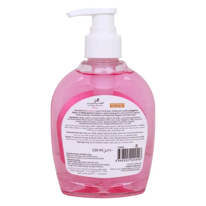 Enchanteur Romantic Hand Wash 250ml – Gentle Cleansing Liquid Soap with Long Lasting Floral Fragrance, Moisturizing Care, Odo