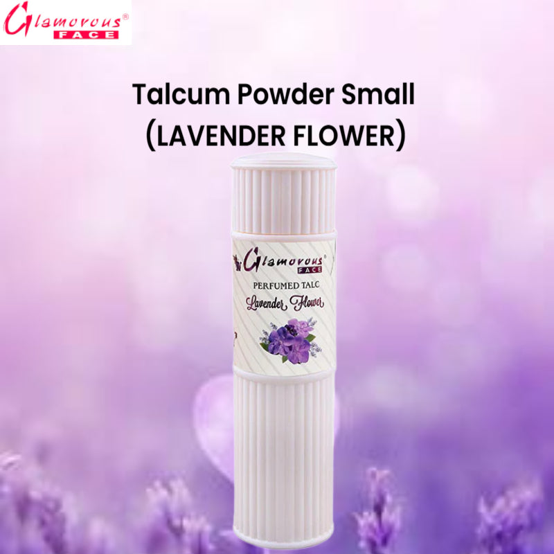 Glamorous Face Talcum Powder Small (Lavender Flower)