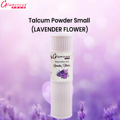 Glamorous Face Talcum Powder Small (Lavender Flower)