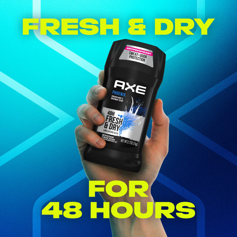 AXE Phoenix Antiperspirant 48 Hour Fresh & Dry Deodorant Stick 76g for Men