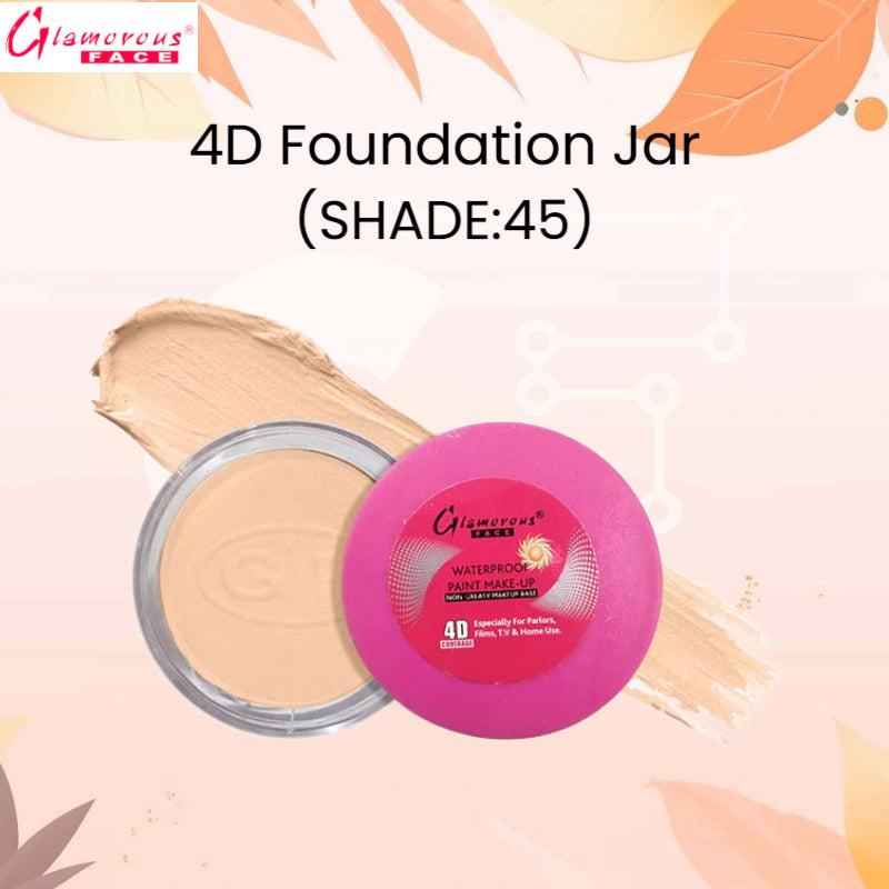 Glamorous Face 4D Foundation Jar (Shade:45)