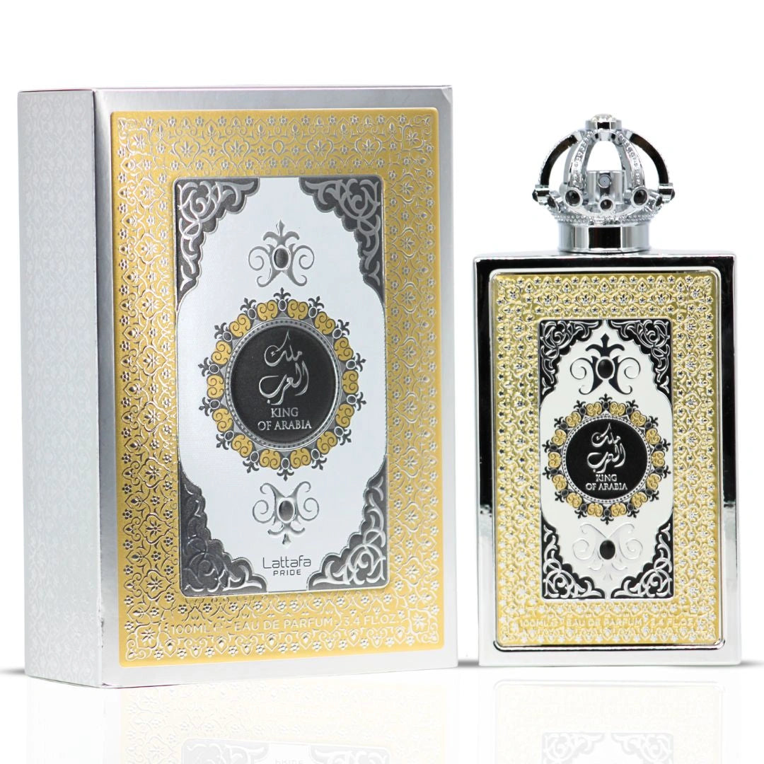 Lattafa Pride King of Arabia Eau de Parfum 100ml - Original Long-Lasting Bold Perfume for Men