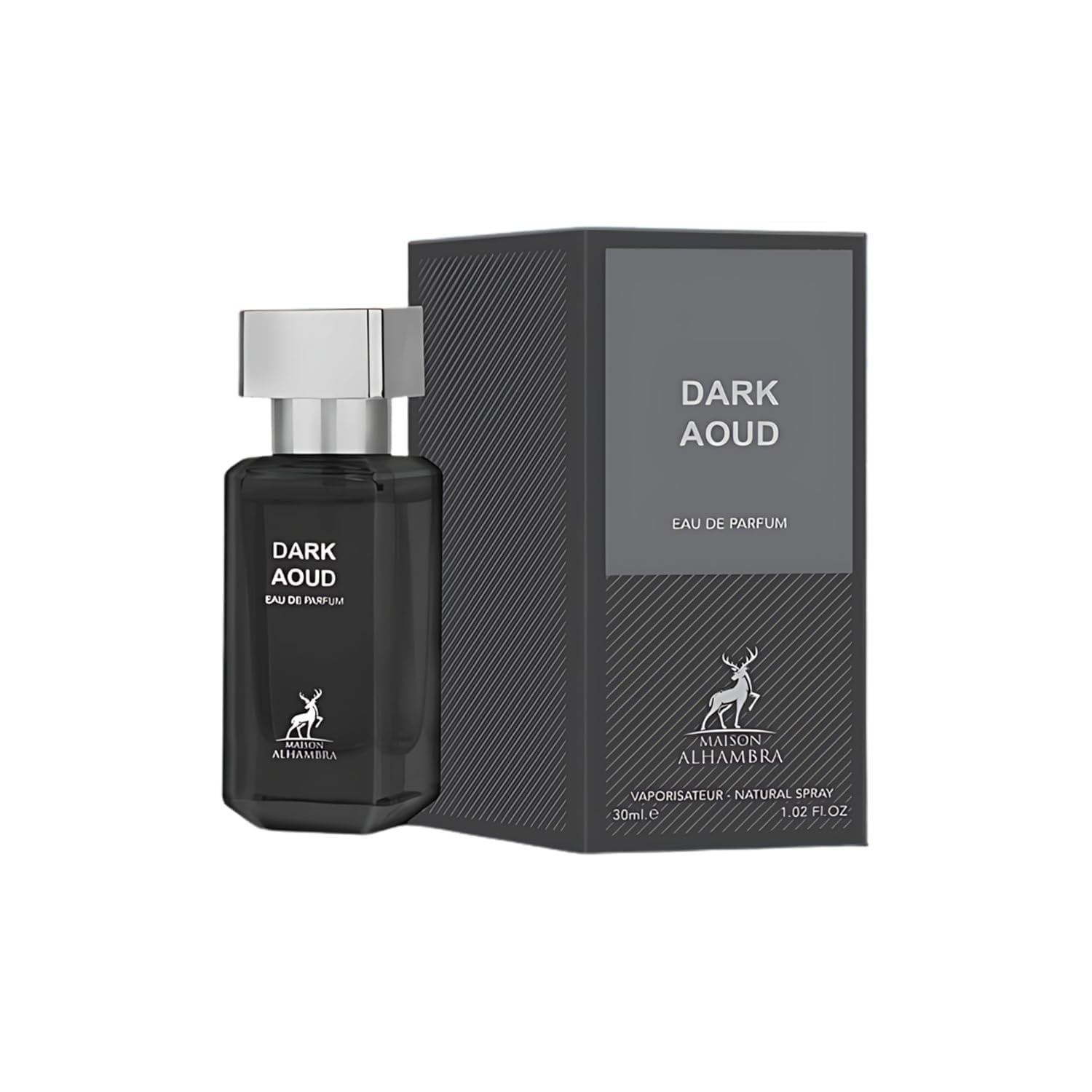 Maison Alhambra Dark Aoud Eau de Parfum 80ml Unisex Long-Lasting Oud & Woody Fragrance