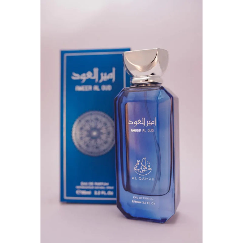 Al Qamar Ameer Al Oud Eau de Parfum 95ml - Long Lasting Luxury Arabian Oud Fragrance for Men & Women