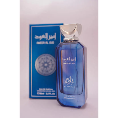 Al Qamar Ameer Al Oud Eau de Parfum 95ml - Long Lasting Luxury Arabian Oud Fragrance for Men & Women