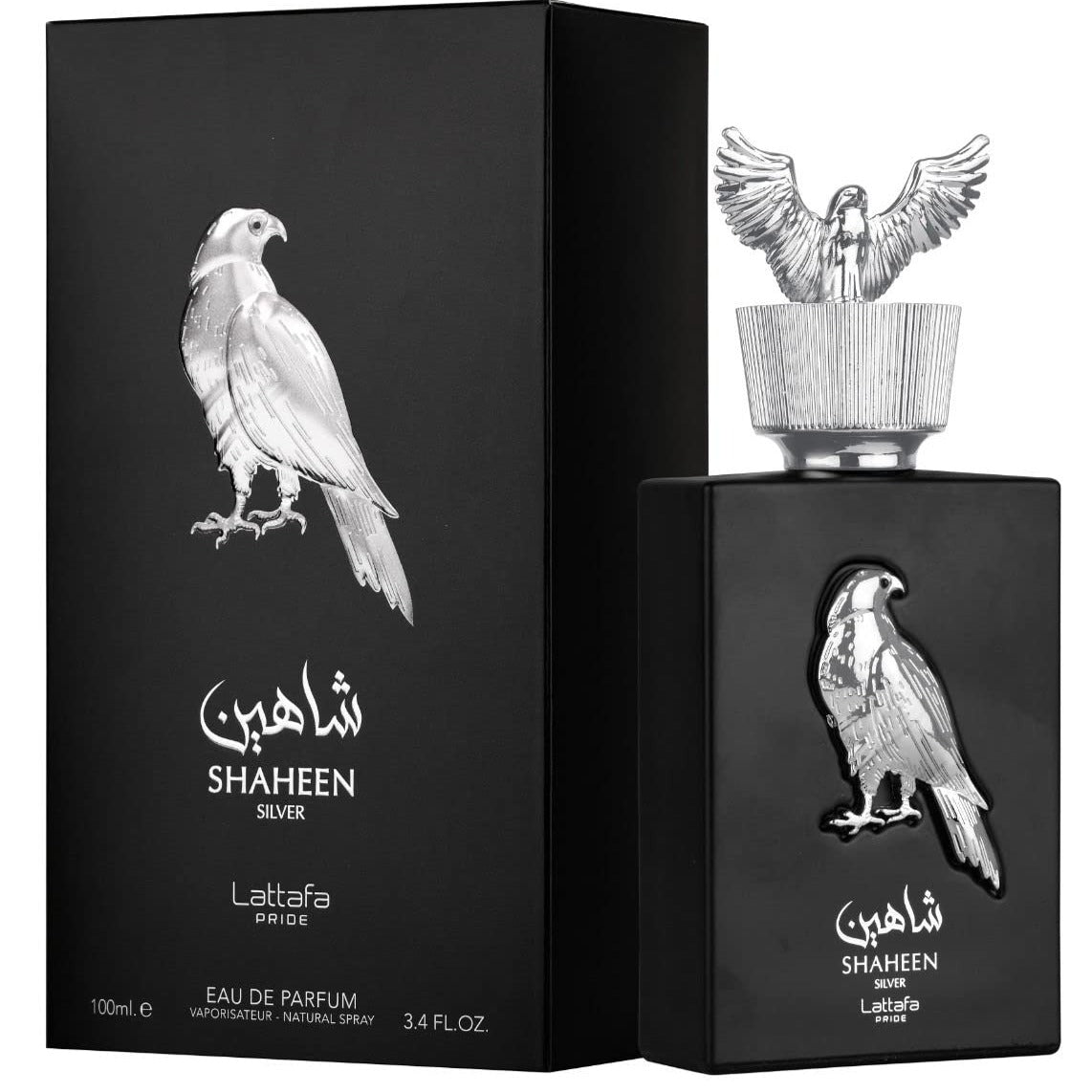 Lattafa Shaheen Silver by Lattafa Pride EDP 100ml for Men And Women