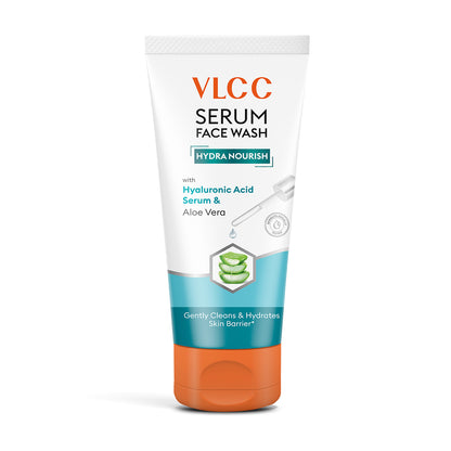 VLCC Hydra Nourish Serum Face Wash with Hyaluronic Acid Serum & Aloe Vera 150ml