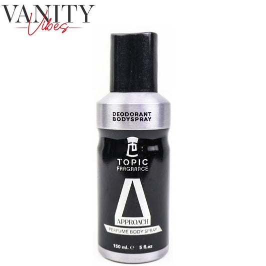 Topic Fragrance Approach Perfume Body Spray 150ml Long-Lasting Fresh & Elegant Scent