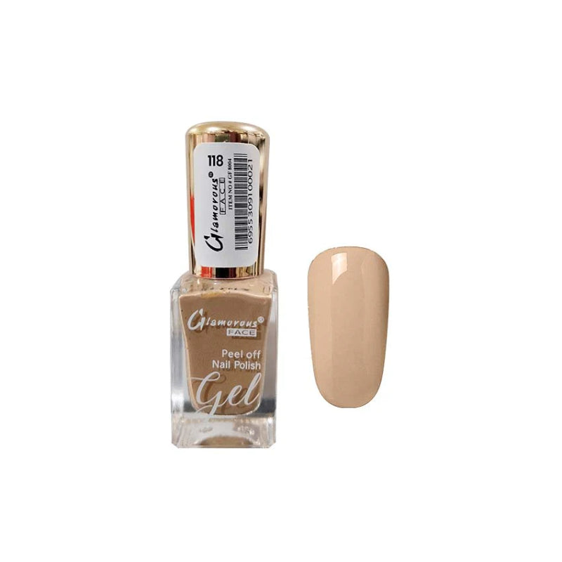 Glamorous Face Gel Peel Off Nail Polish (SHADE 118)