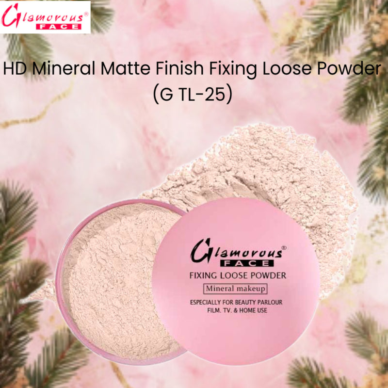 Glamorous Face HD Mineral Matte Finish Fixing Loose Powder (G TL-25)