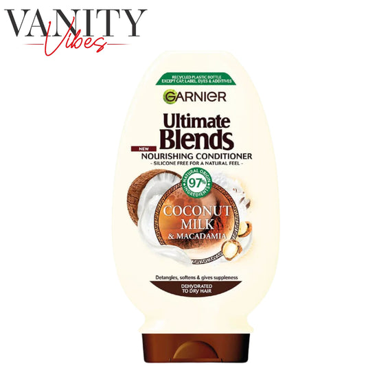 Garnier Ultimate Blends Coconut Milk & Macadamia Nourishing Conditioner 400ml