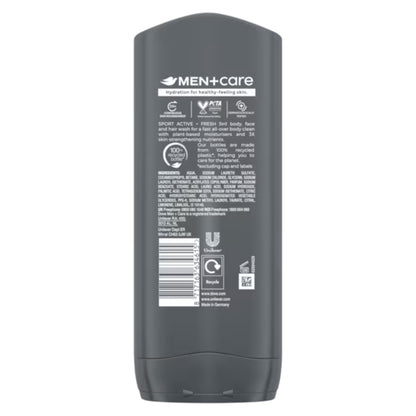 Dove Men+Care Sport Active Fresh 3-in-1 Body Wash Shower Gel 400ml