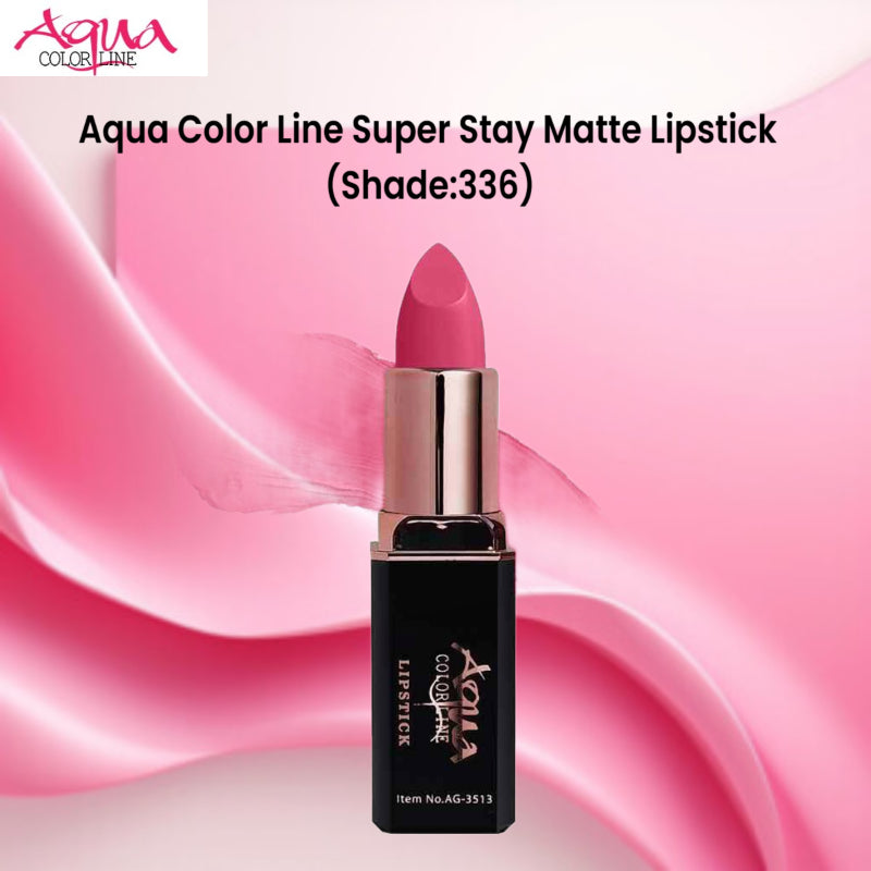 Aqua Color Line Super Stay Matte Lipstick (Shade:336)