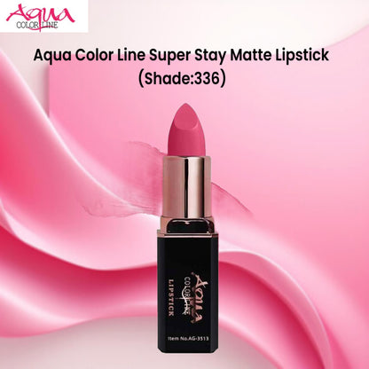 Aqua Color Line Super Stay Matte Lipstick (Shade:336)