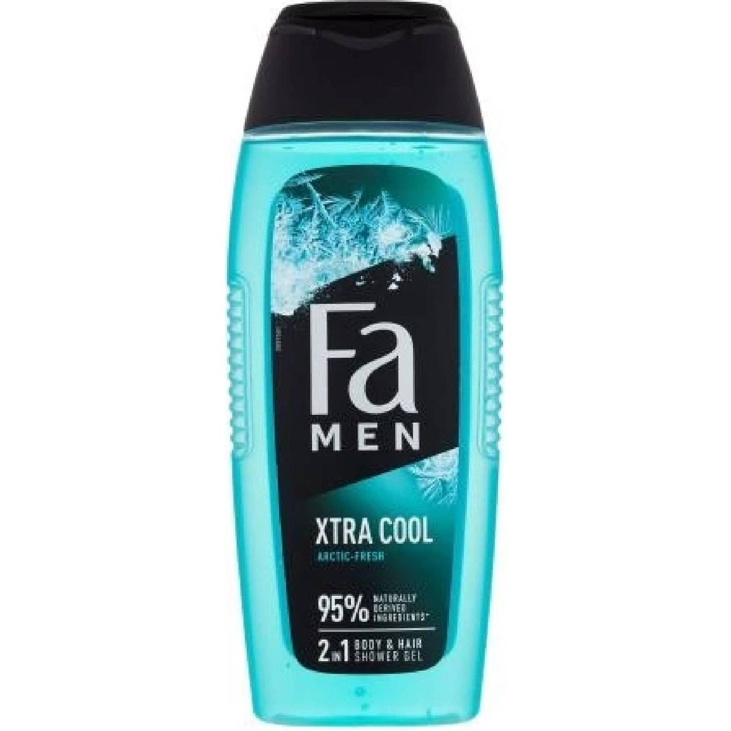 Fa Men Xtra Cool Arctic Fresh 2-in-1 Hair & Body Shower Gel 400ml – 95% Naturally Derived Ingredients