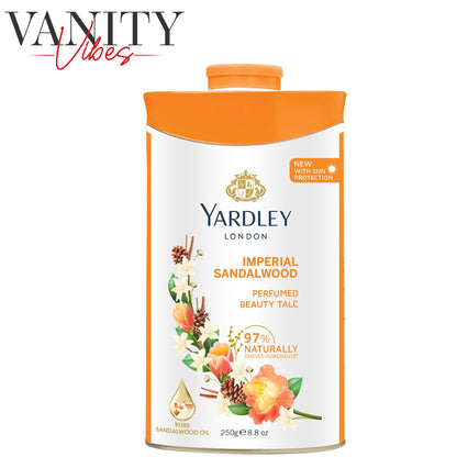 Yardley London Imperial Sandalwood Perfumed Talc 250g