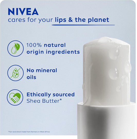 Nivea 24h+ Moisture Original Care Lip Balm 4.8g