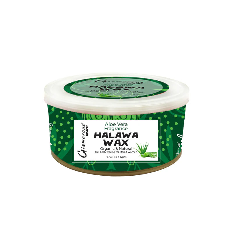 Glamorous Face Halawa Wax 300 GM (AloeVera)