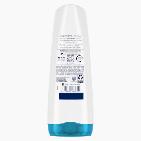 Dove Oxygen Moisture Conditioner 355ml Hair Care Product