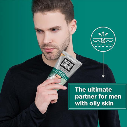 Emami Smart & Handsome Oil Control Purifying Face Wash 50g for Men - Deep Cleansing Anti Acne Oil Control Brightening Face Wa