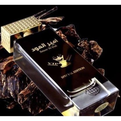 Auso Ameer Al Oud VIP Original Special Edition Eau De Parfum 80ml – Long Lasting Rich Oud Woody Luxury Fragrance Perfume for 